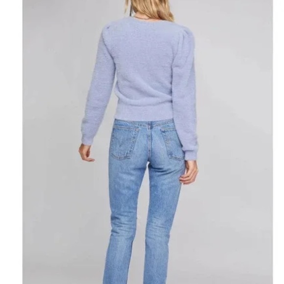 ASTR Sheresa Wrap Sweater Soft Blue - Picture 3 of 9